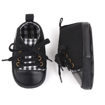 Baby Canvas Sneakers – Soft Sole First Walkers for Boys & Girls