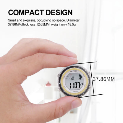 Waterproof Motorcycle Digital Clock – Stick-On Dashboard Watch