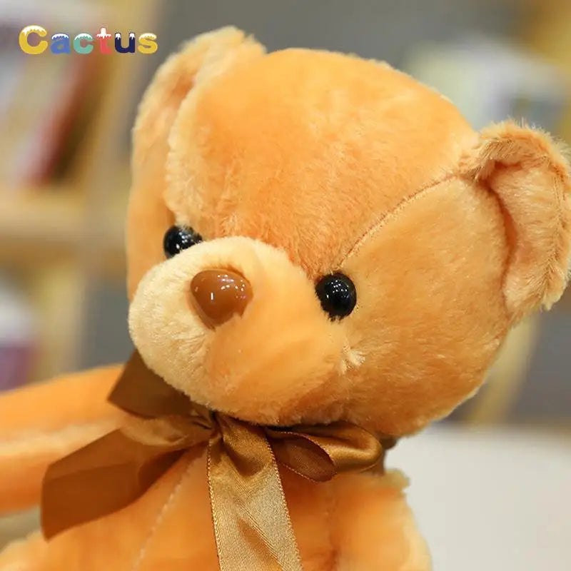 Stuffed Teddy Bear Plush Toy 30cm – Soft Colorful Bear Doll