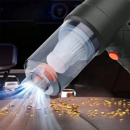 Cordless Handheld Car Vacuum Cleaner 998000Pa 2-in-1 Blow & Suction USB Rechargeable