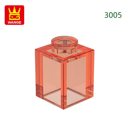 Wange 3005 1x1 Basic Brick MOC Parts – 232pcs Bulk Pack