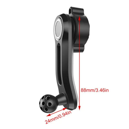 17mm Ball Head Extension Arm – Car Air Vent Phone Mount Extender