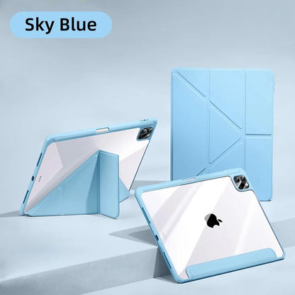 iPad Case with Pencil Holder – Compatible with iPad Air, Pro, Mini, 5th–11th Gen & M2/M3/M4
