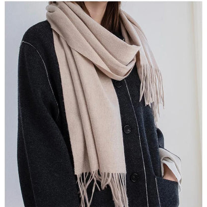 Cashmere Wool Winter Scarf for Women – Soft Wrap Shawl