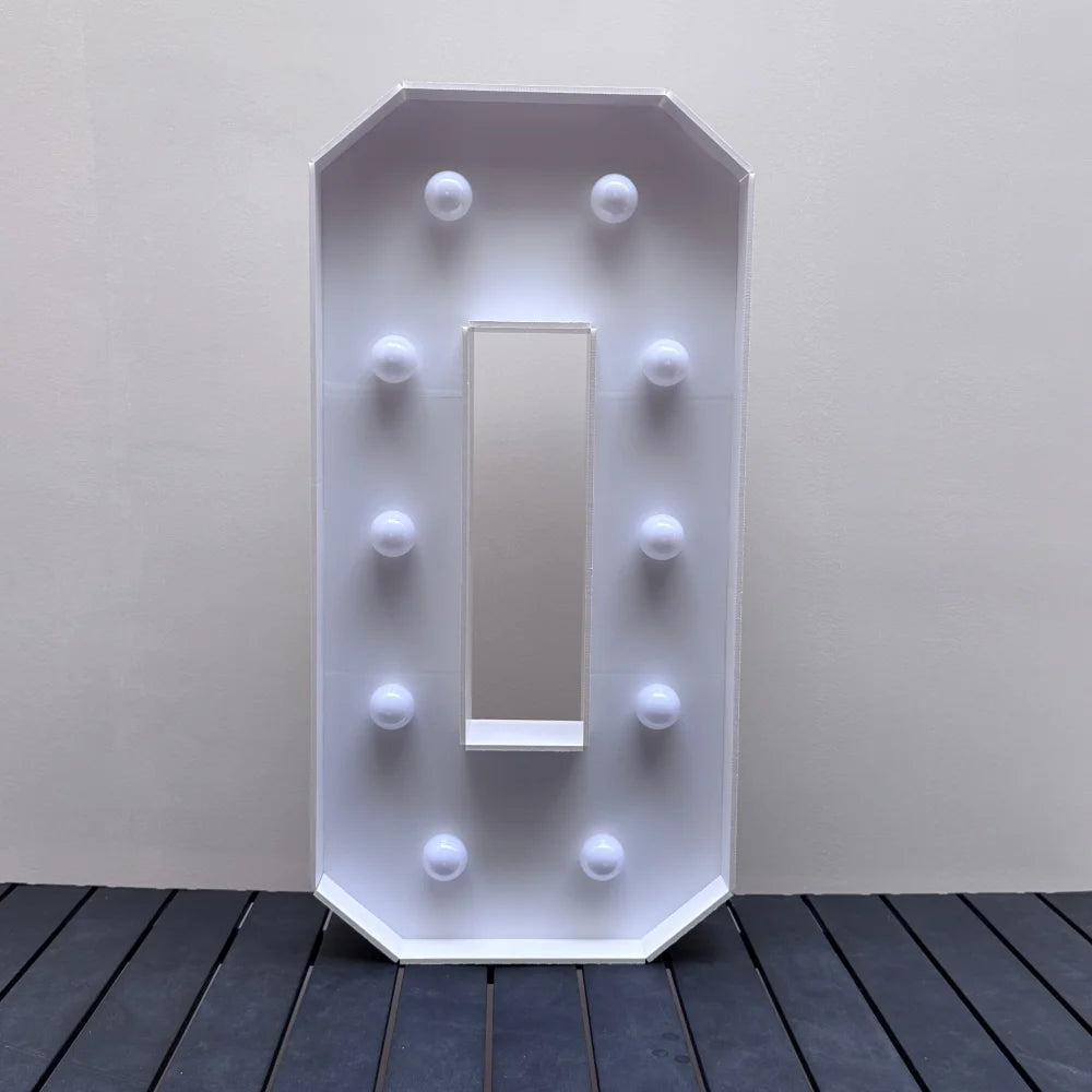 Light-Up Marquee Number 0-9 | 28.7" LED Party Decoration