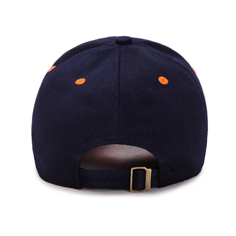 Embroidered Cotton Snapback Baseball Cap – Unisex