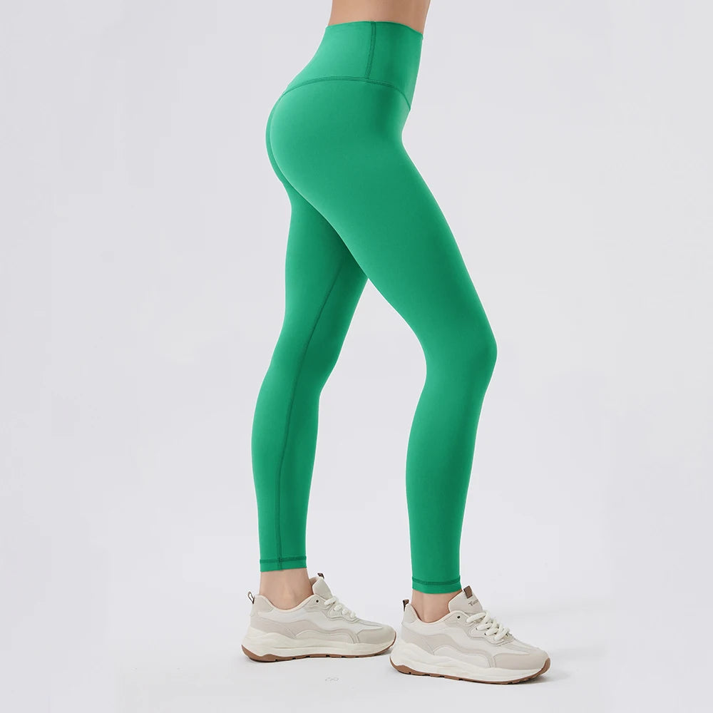 Women's High Waist Yoga Leggings – Cropped with Back Pocket