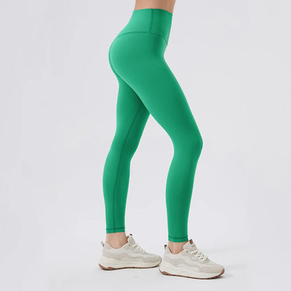 Women's High Waist Yoga Leggings – Cropped with Back Pocket