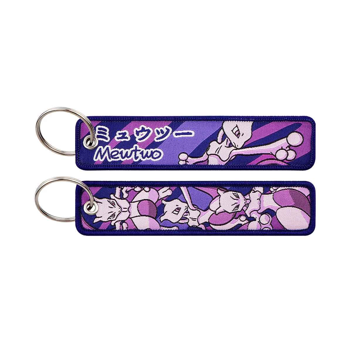 Anime Embroidered Keychain – Jet Tag Key Ring for Bags & Cars