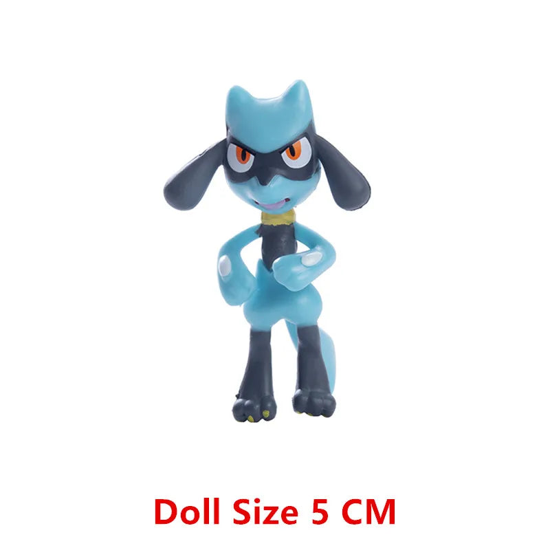 Pokémon Gengar Pikachu Eevee Greninja Mewtwo Action Figure Collection