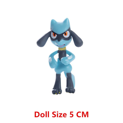 Pokémon Gengar Pikachu Eevee Greninja Mewtwo Action Figure Collection