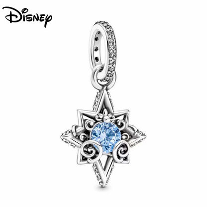 Disney S925 Silver Princess Charm Bead – Fits Pandora Bracelet & Necklace