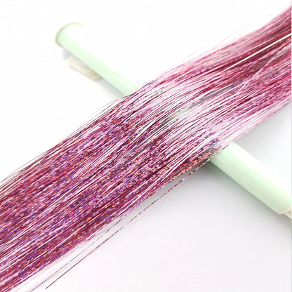 Sparkle Hair Tinsel Strands – Glitter Extensions 36" & 48"