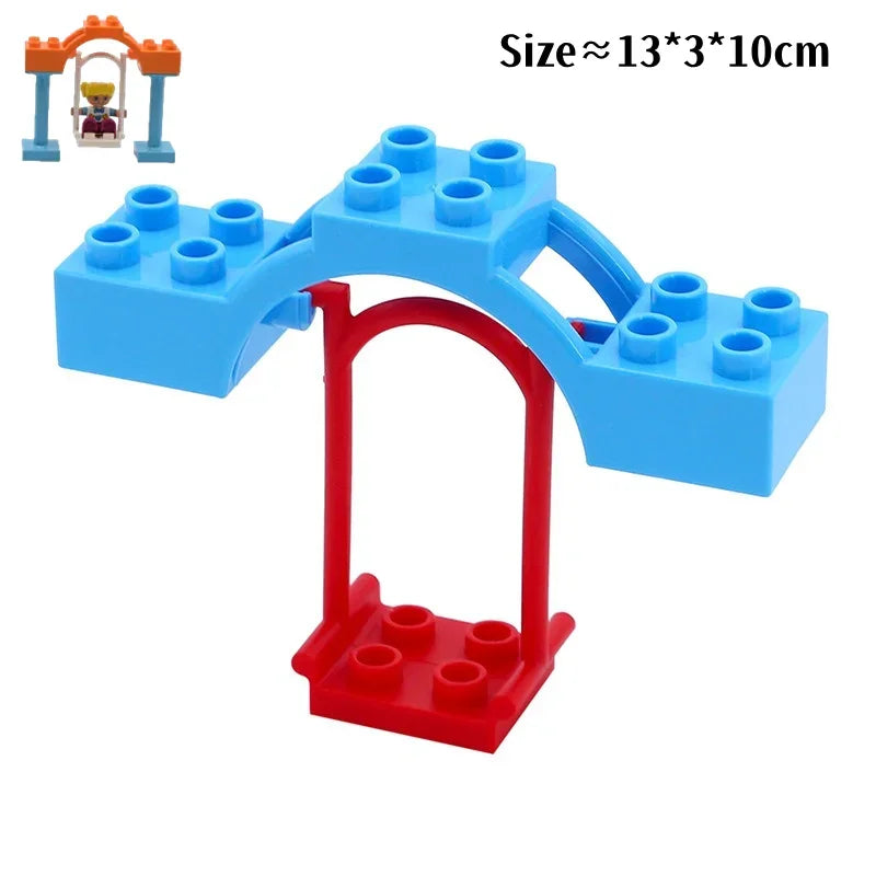 Large Building Blocks Playground Parts – Duplo Compatible Accessories