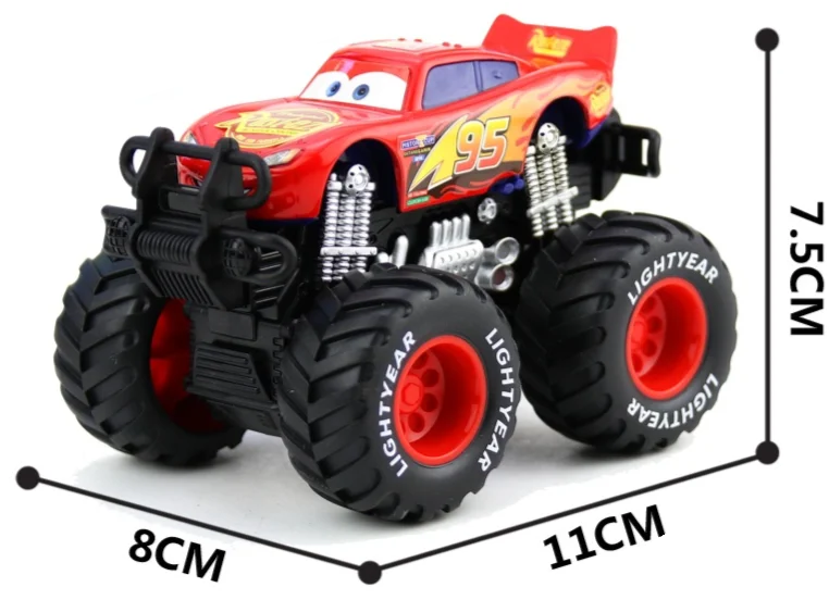 Disney Pixar Cars Metal Pull Back Toy Car Lightning McQueen Mater Jackson Storm