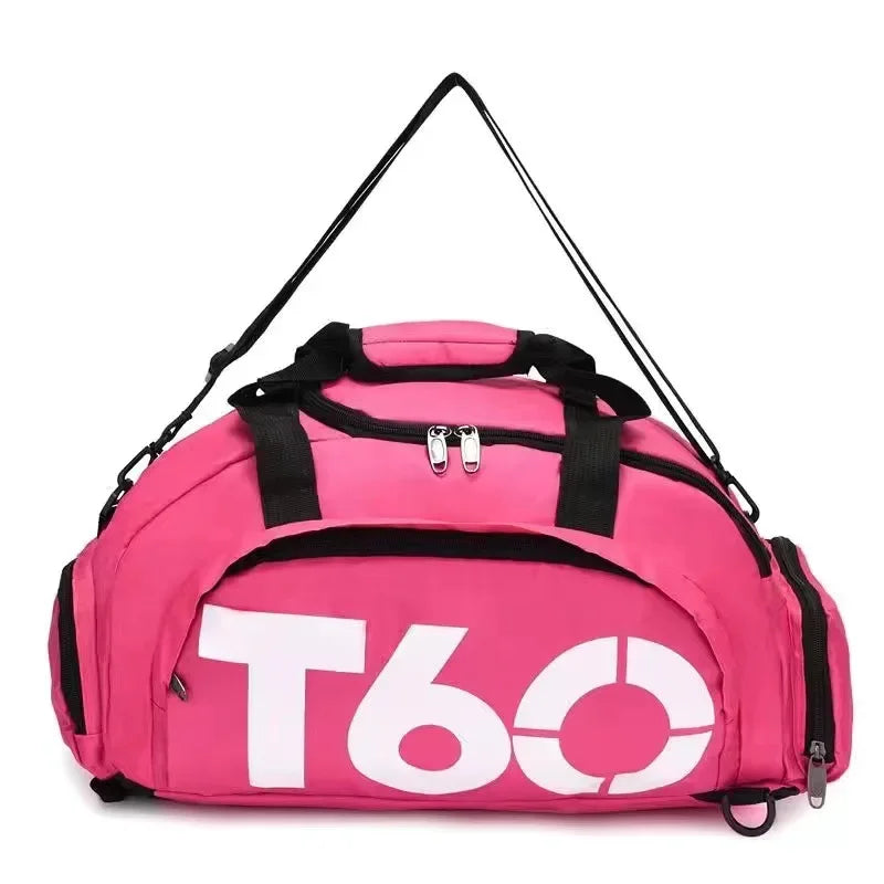 T60 Sports Gym Bag with Dry Wet Separation – Large Capacity