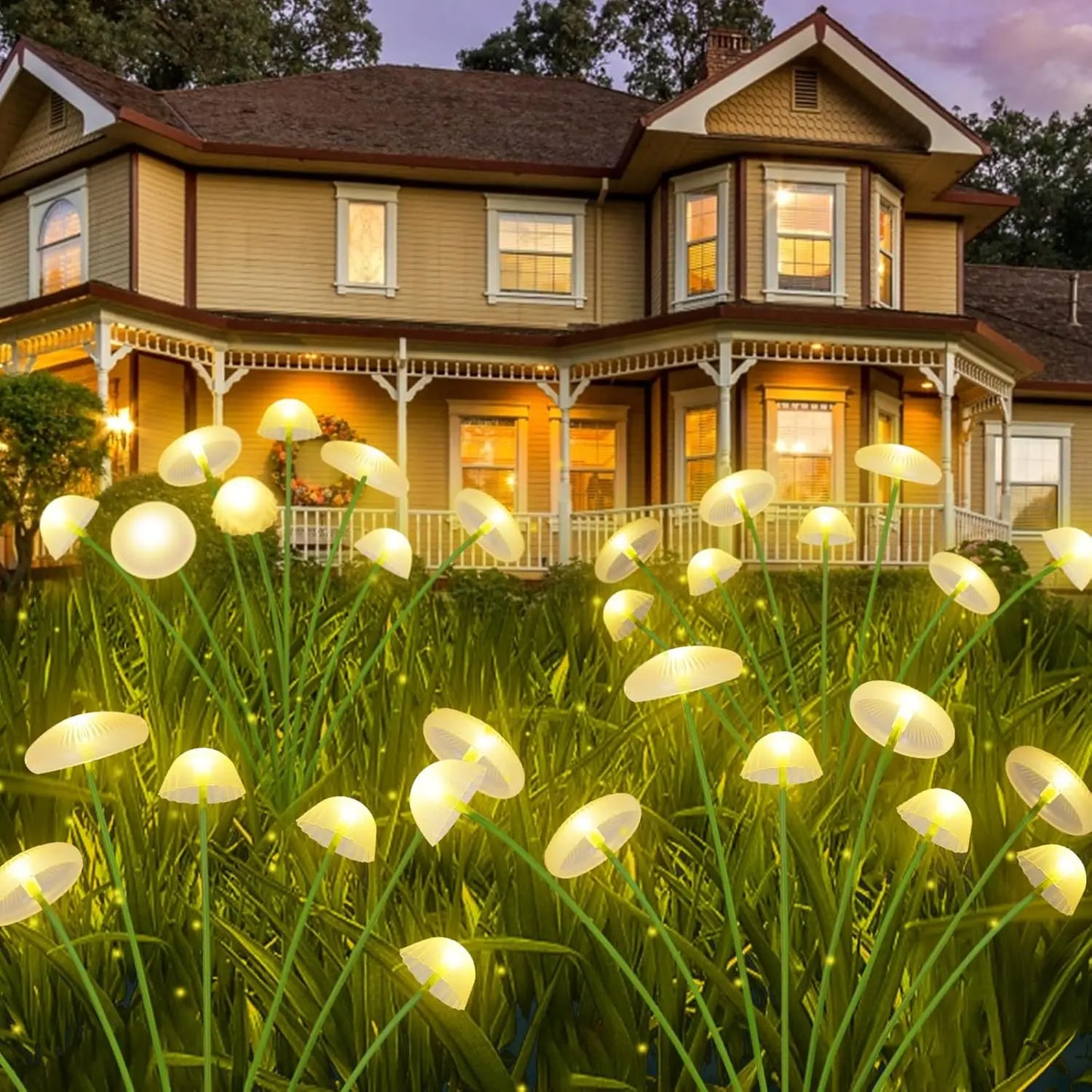 Solar Mushroom Garden Lights – Waterproof LED Pathway Decor