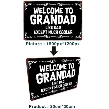 Custom Metal Tin Sign – Personalized Vintage Wall Art Plaque