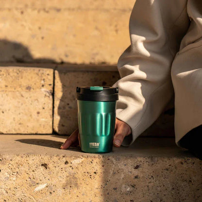 TYESO Insulated Coffee Travel Mug – Stainless Steel Vacuum Flask