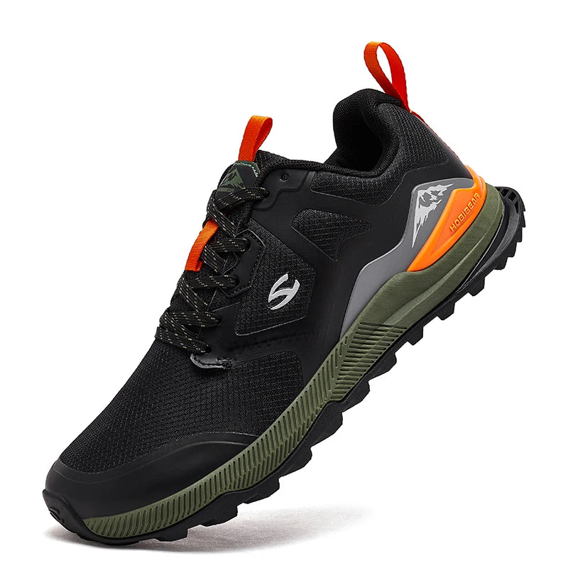 Hiking Sneakers Men Women Lace-Up Outdoor Trail Walking Shoes