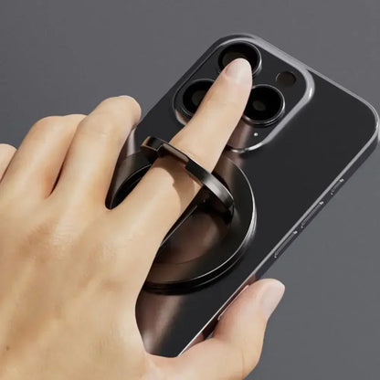 Magnetic Phone Ring Holder Foldable Stand – MagSafe Compatible