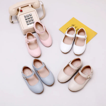 Kids Mary Jane Shoes – Girls Flat Oxford Platform Shoes