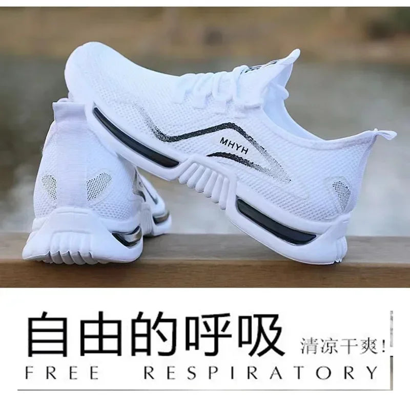 Men's Slip-On Sneakers – Breathable Sport Running Shoes