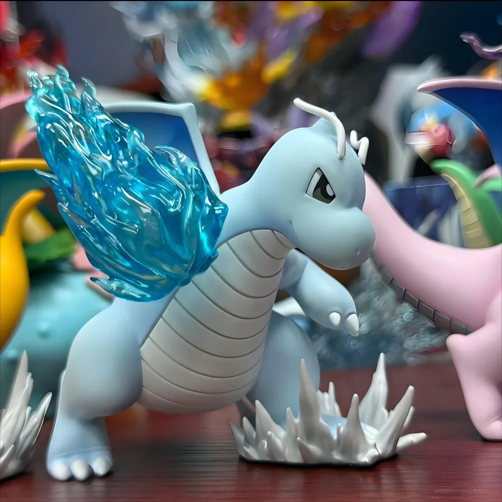 10CM Pokémon Dragonite Fire Punch PVC Action Figure