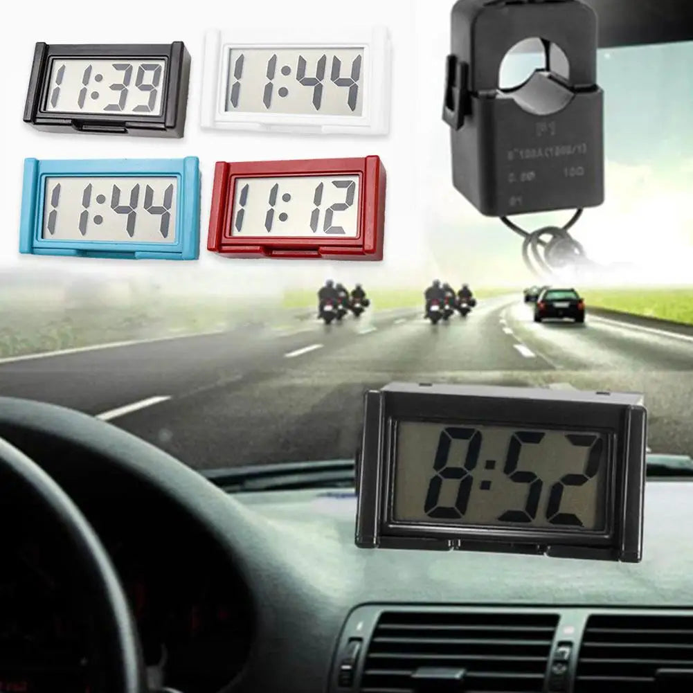 Mini Self-Adhesive Digital Clock for Car Dashboard