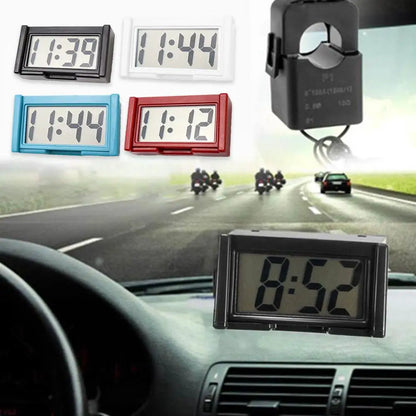 Mini Self-Adhesive Digital Clock for Car Dashboard
