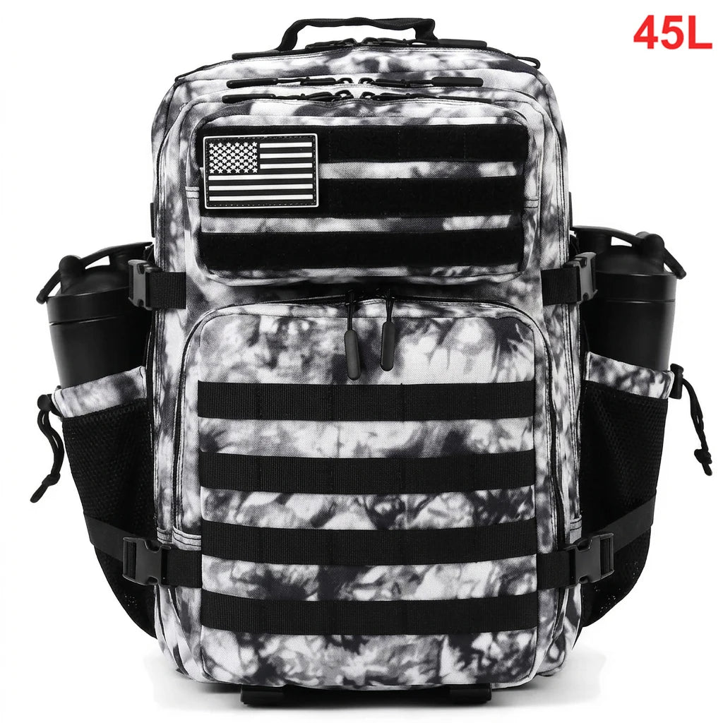 45L Tactical Backpack – Waterproof Military Hiking Bag
