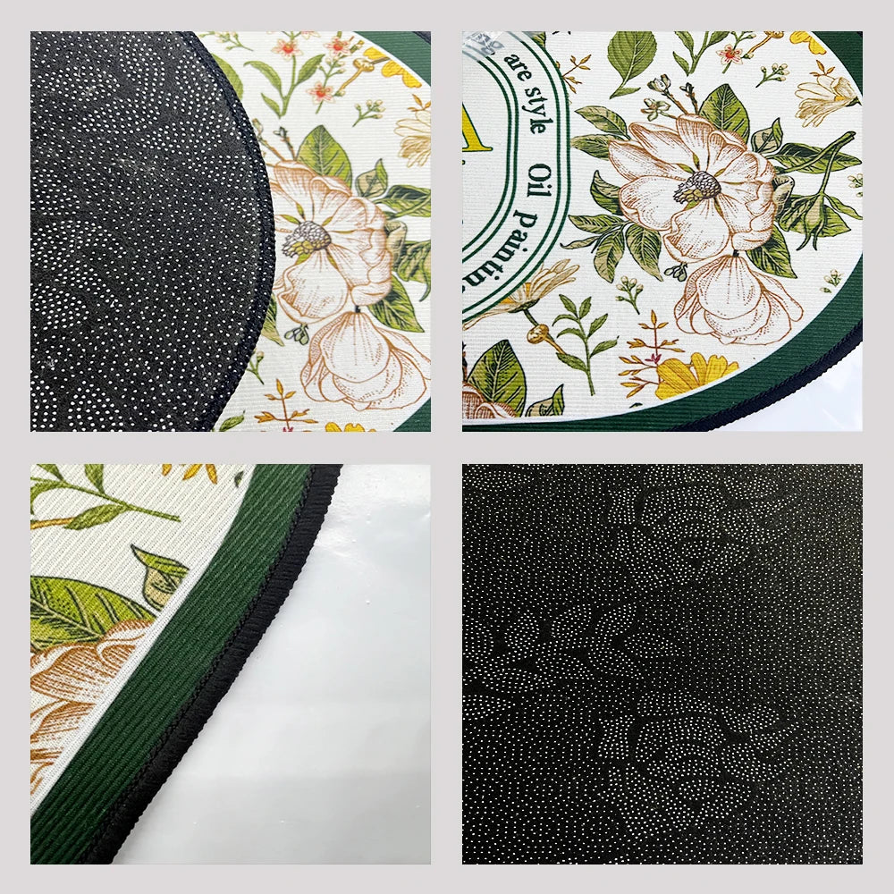Non-Slip Kitchen Mat Set – Crystal Velvet Absorbent Rugs for Kitchen & Bathroom