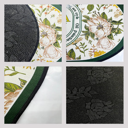 Non-Slip Kitchen Mat Set – Crystal Velvet Absorbent Rugs for Kitchen & Bathroom