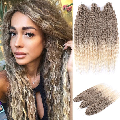 Water Wave Crochet Braiding Hair – Ariel Curl 22 Inch