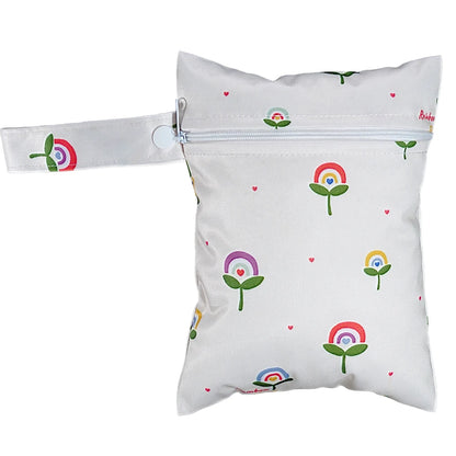 Waterproof Wet Dry Diaper Bag 20x25cm PUL Zipper Pouch