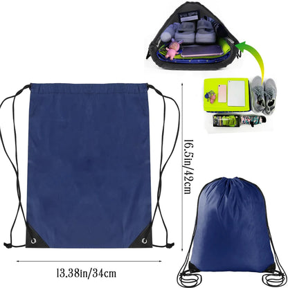 Drawstring Backpack Cinch Bag for Gym, Sports & School
