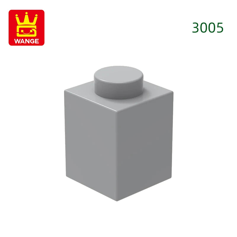 Wange 3005 1x1 Basic Brick MOC Parts – 232pcs Bulk Pack