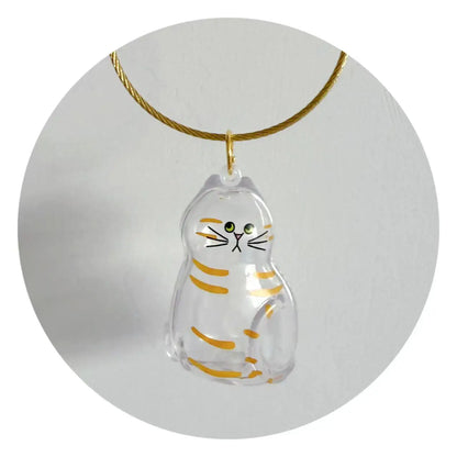 Pet Hair Memorial Keychain – Transparent Dog & Cat Pendant