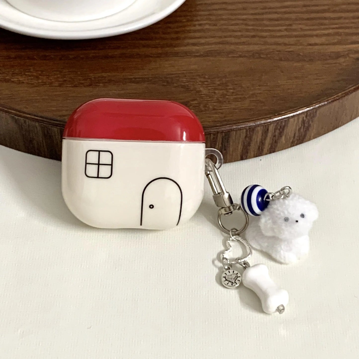Cute House Pattern AirPods Case – Fits All AirPods Models