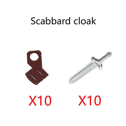 Medieval Military Building Blocks Parts – Castle Knights Weapons Accessories