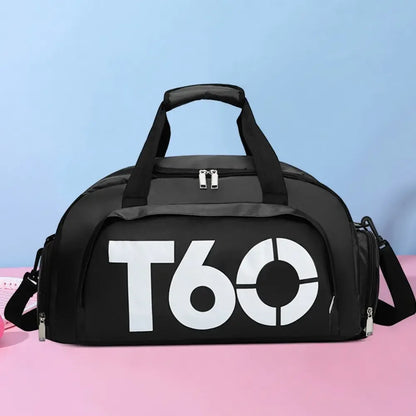 Gym Bag with Shoe Compartment – Large Capacity Sports Duffel