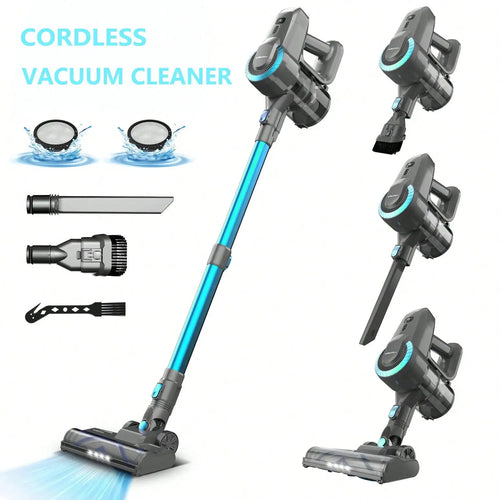 Cordless Vacuum Cleaner 40KPa – Powerful Stick Vacuum for Hard Floors, Carpet & Pet Hair