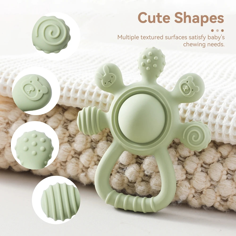 Silicone Pacifier Clip Chain BPA-Free Baby Teether Holder