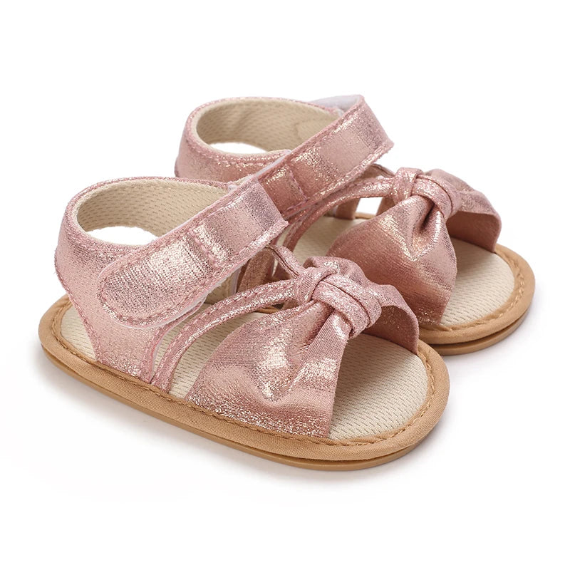 Baby Girl Tassel Sandals – Non-Slip Flat Princess Shoes