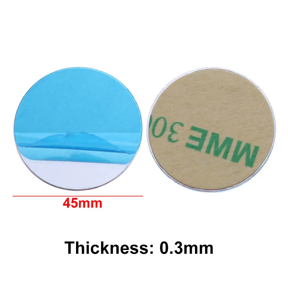 Magnetic Metal Plates for Car Phone Holder – 10pcs Iron Sheets