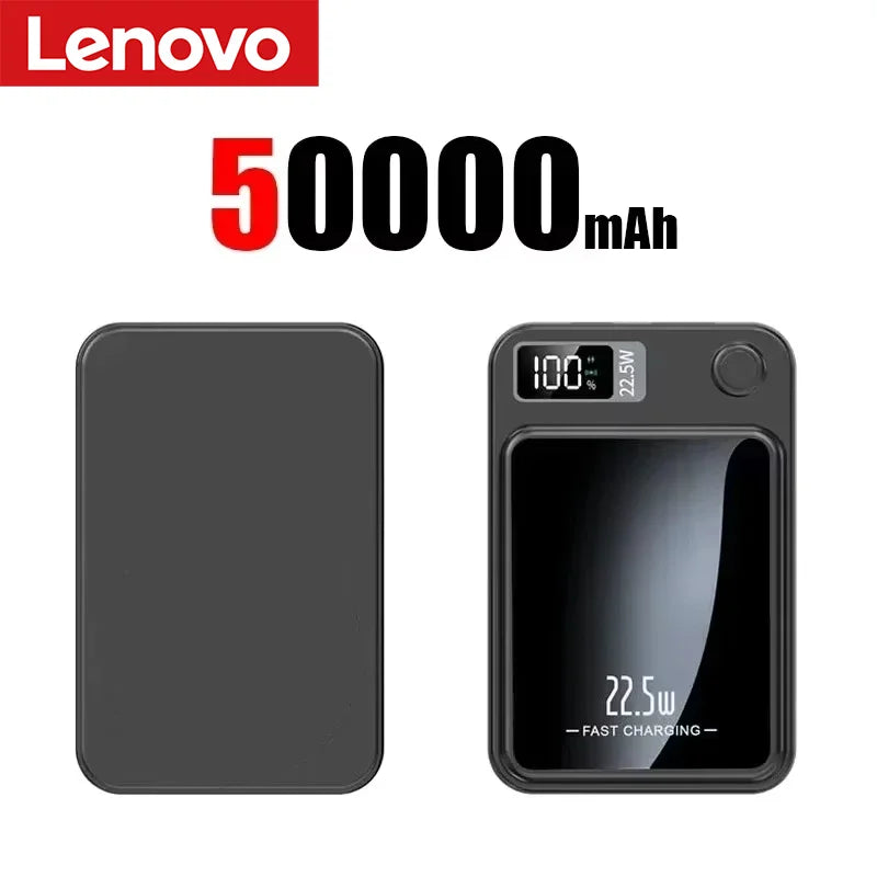 Lenovo Magnetic Wireless Power Bank 22.5W Fast Charging 50000–200000mAh
