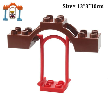 Large Building Blocks Playground Parts – Duplo Compatible Accessories
