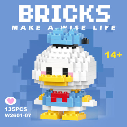 Disney Character Mini Building Blocks Set – Micro Bricks Figures 135–214 PCS