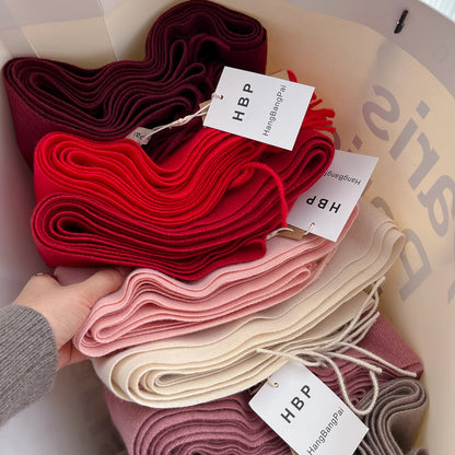 Cashmere Winter Scarf for Women – Warm Long Pashmina Shawl