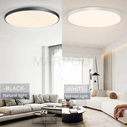Smart LED Ceiling Light with Remote Control & Dimmer